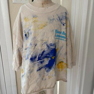 Upcycled Kismet Bagels Oversized T Shirt